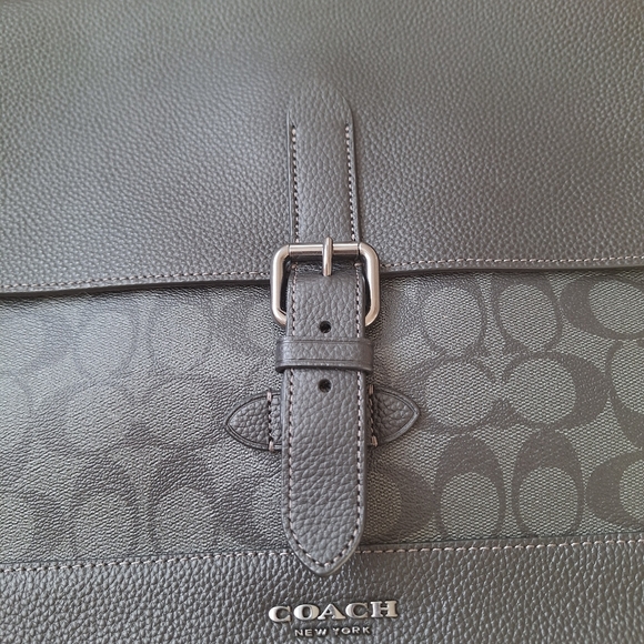 NEW COACH HUDSON MESSENGER IN SIGNATURE CANVAS - Picture 4 of 9